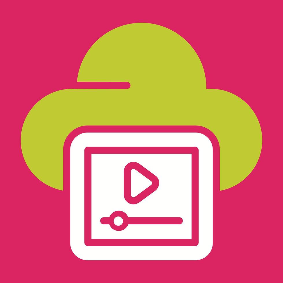 video hosting vector icoon