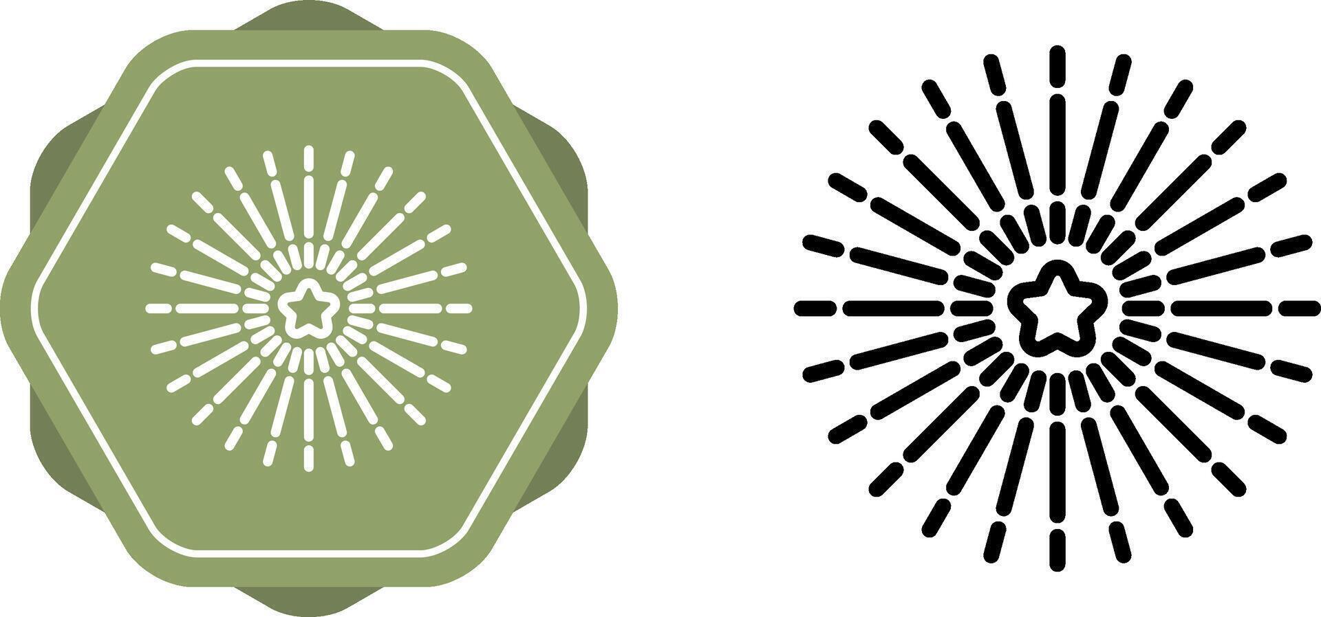 vuurwerk vector pictogram