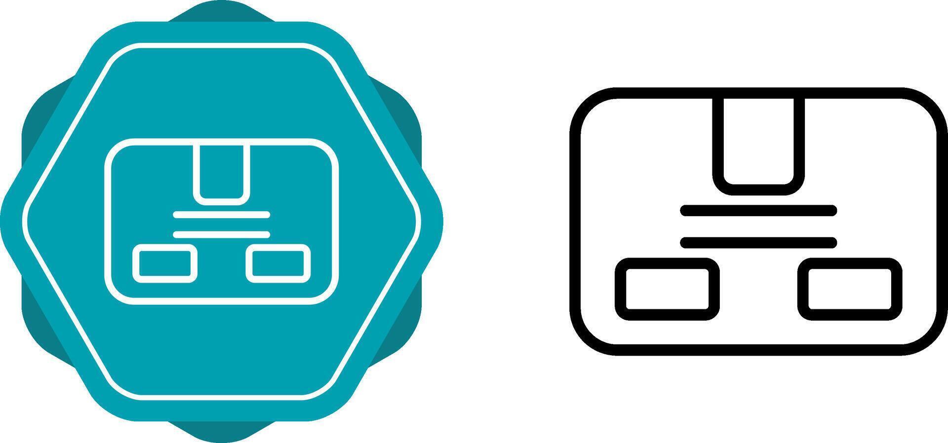 pakket vector pictogram