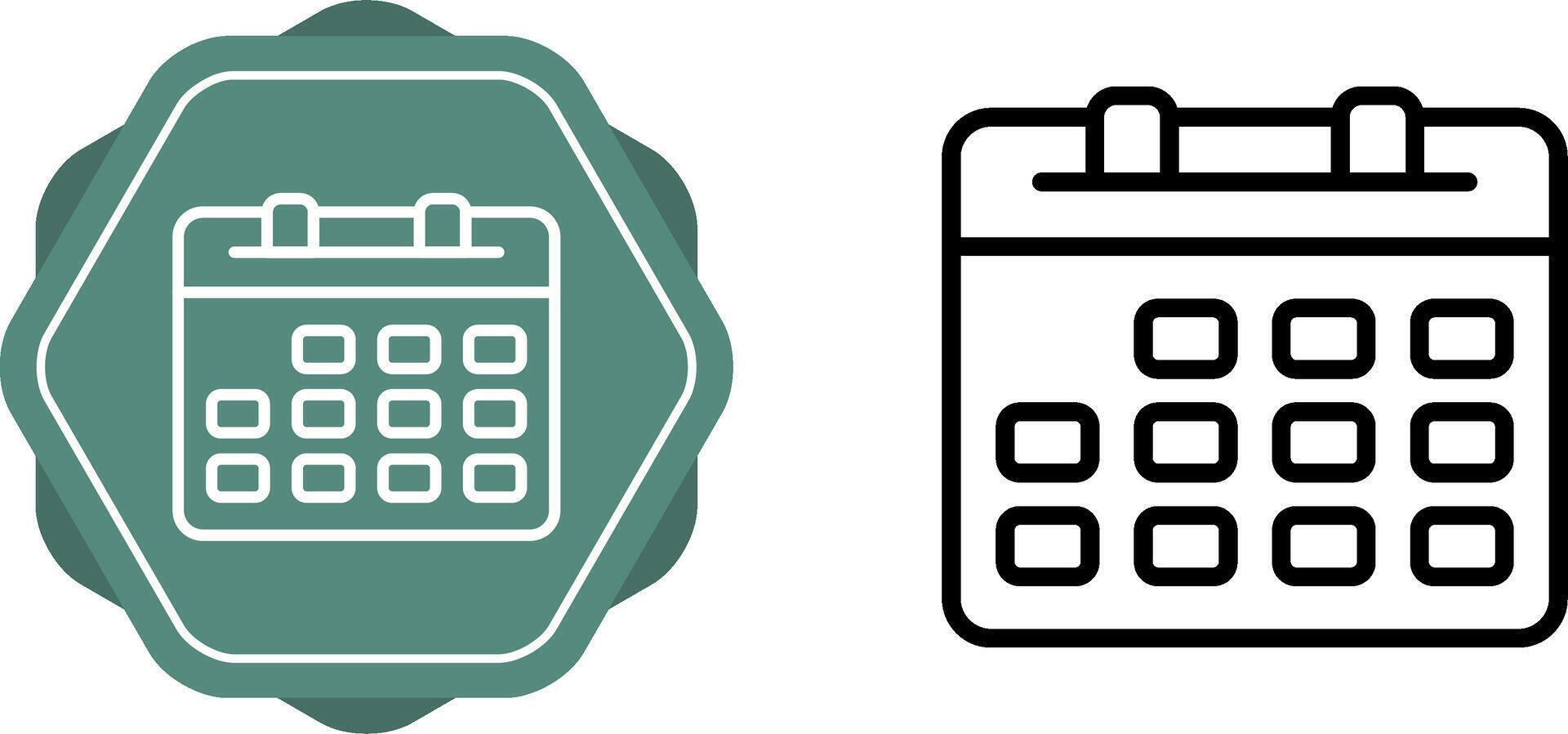 kalender vector pictogram