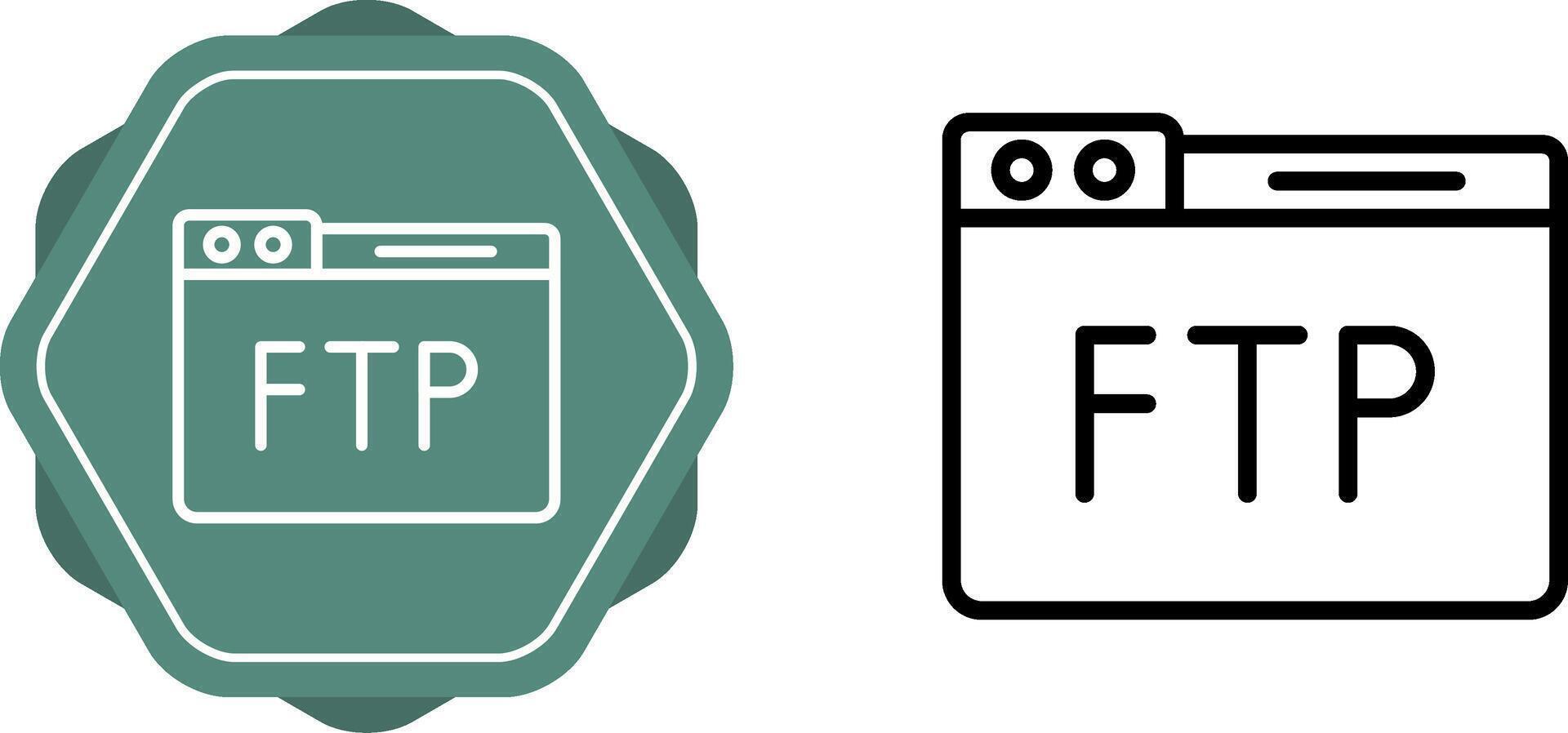 ftp vector icoon