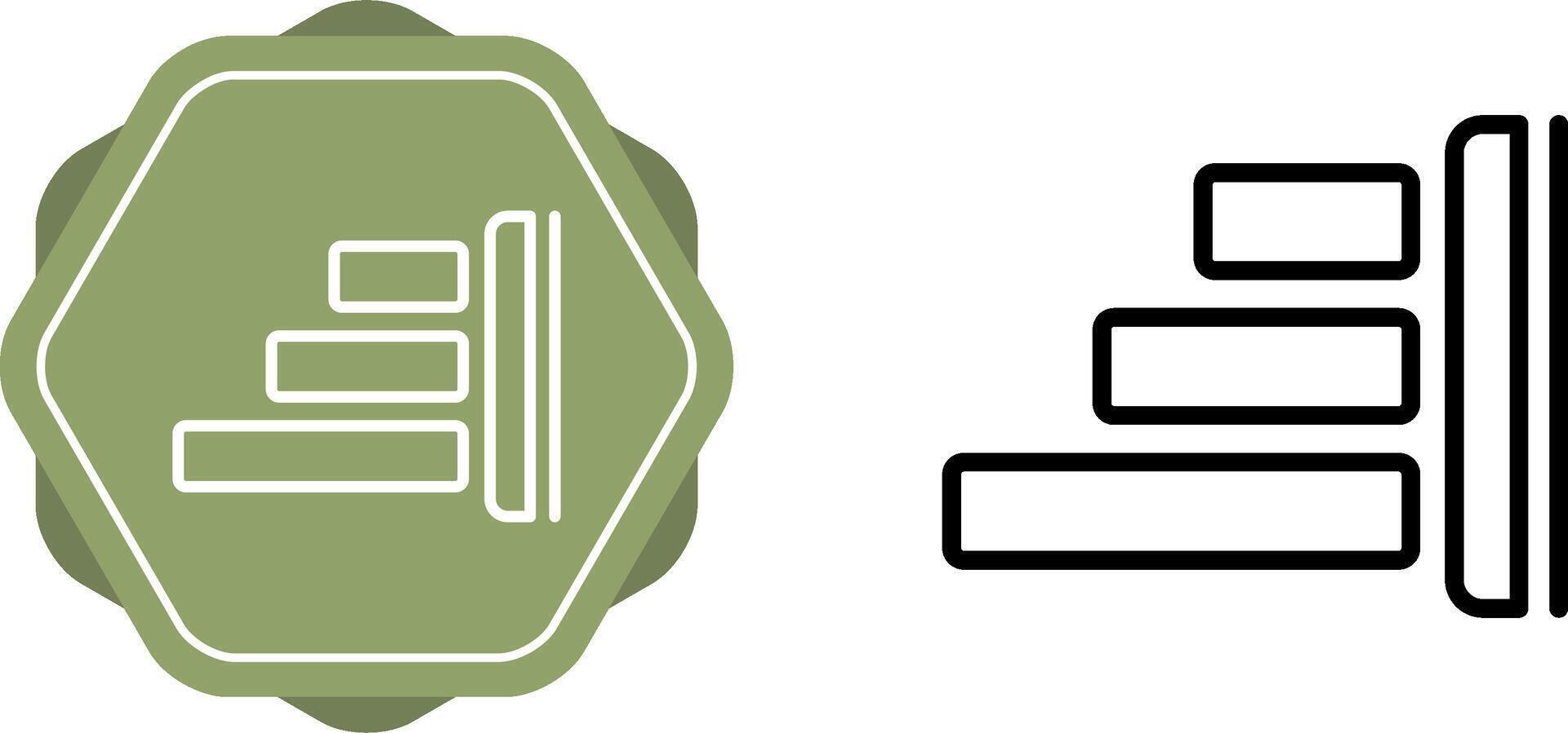 Rechtsaf uitlijnen vector icoon