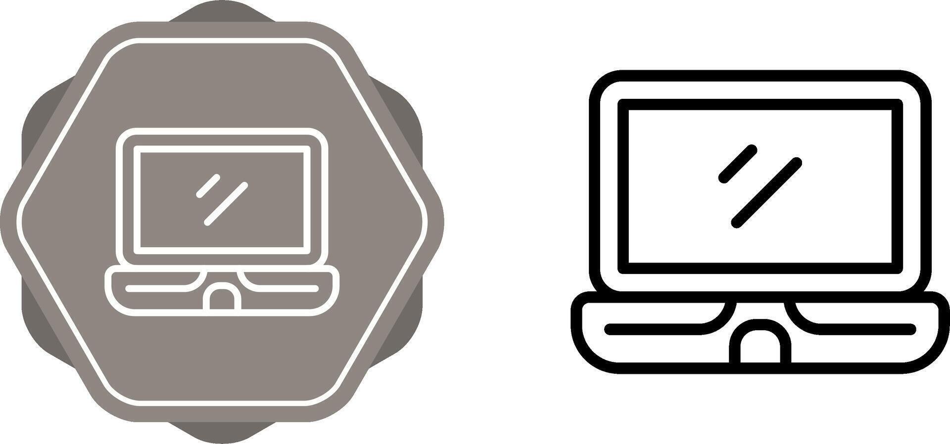 laptop vector pictogram