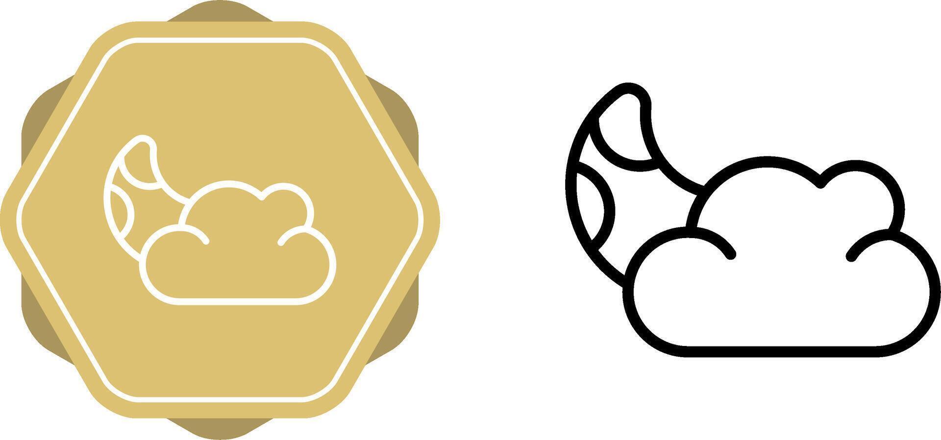 wolk vector pictogram