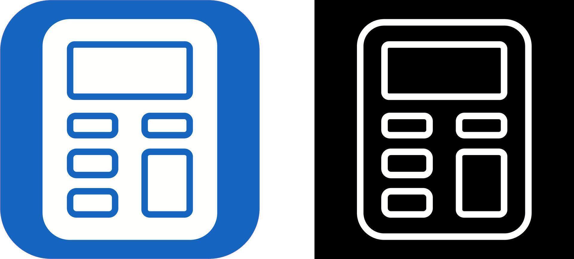 rekenmachine vector pictogram