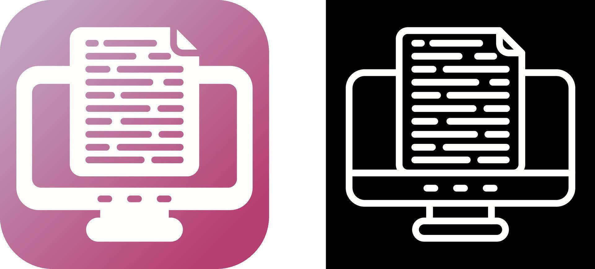 document vector pictogram