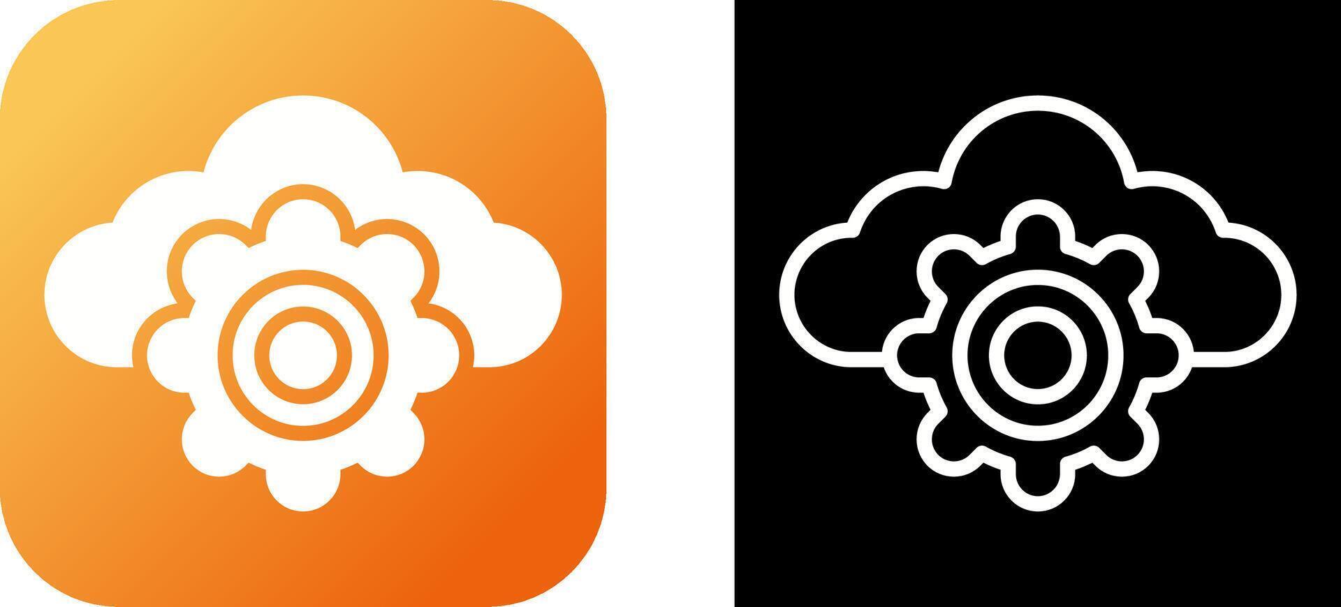 cloud computing vector icon