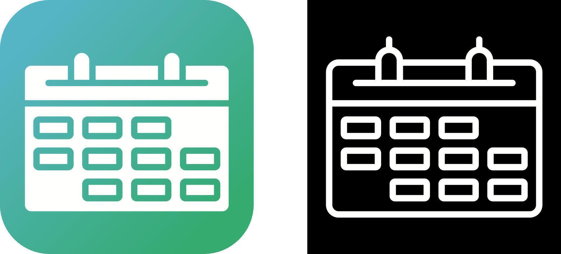 kalender vector pictogram