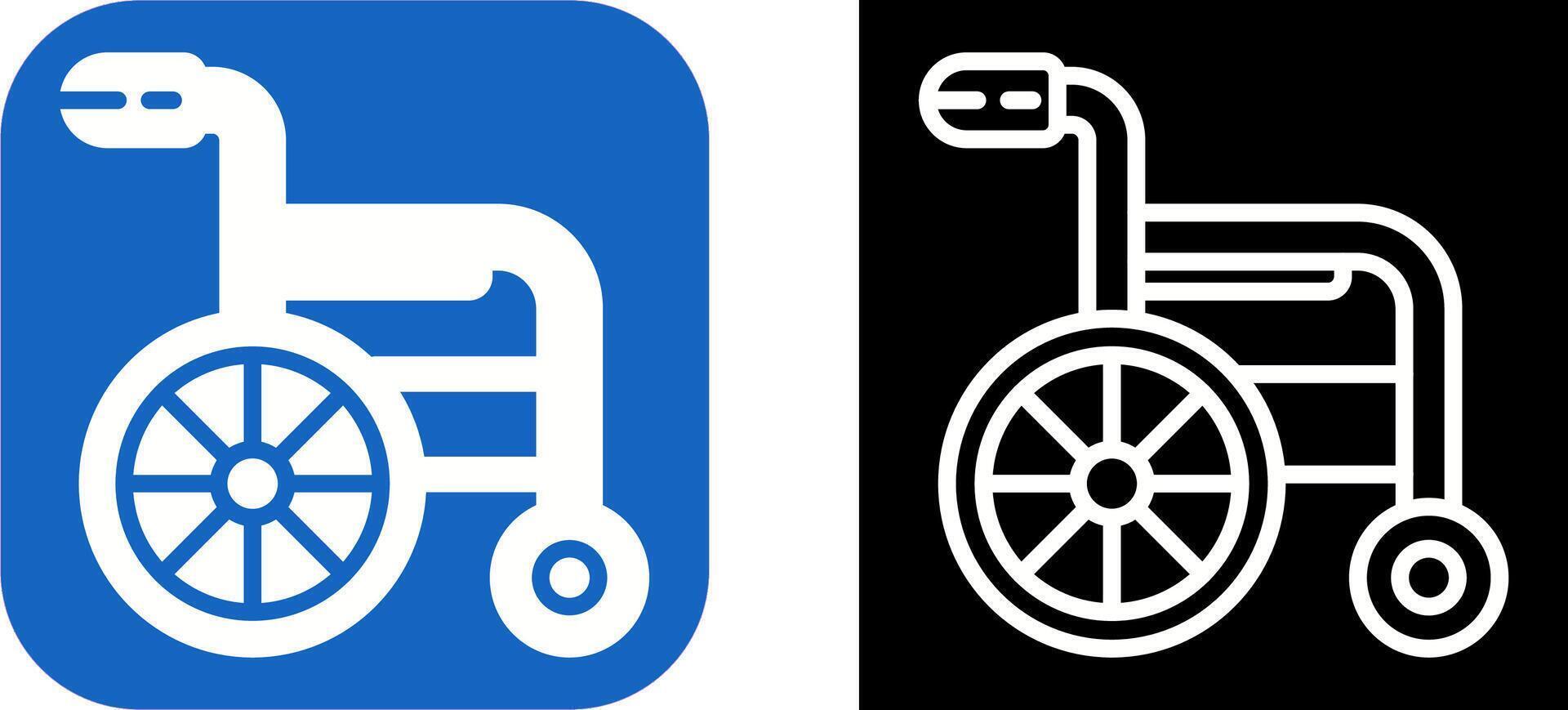 rolstoel vector pictogram