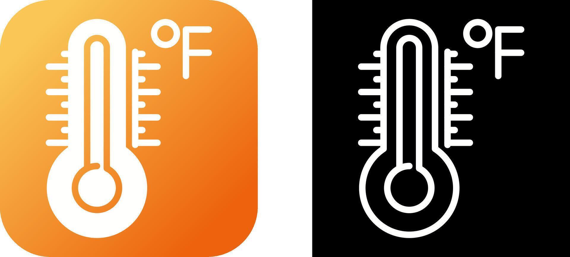 thermometer vector pictogram