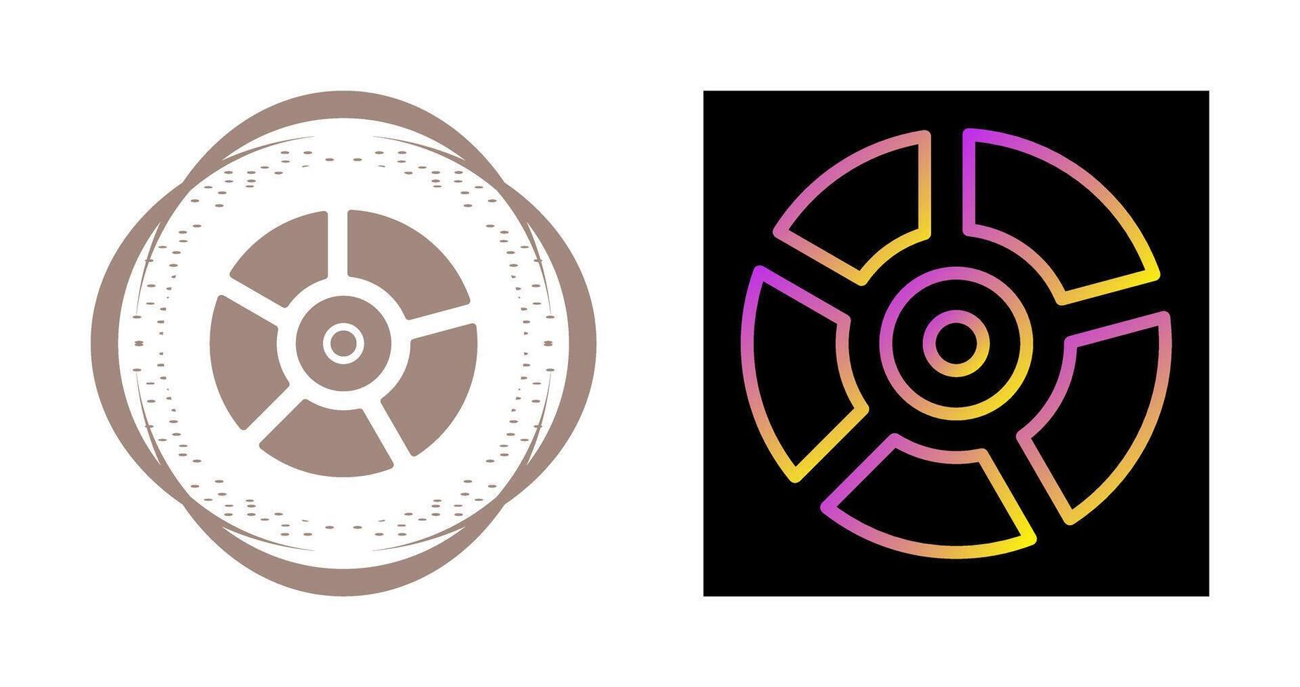 cirkeldiagram vector pictogram