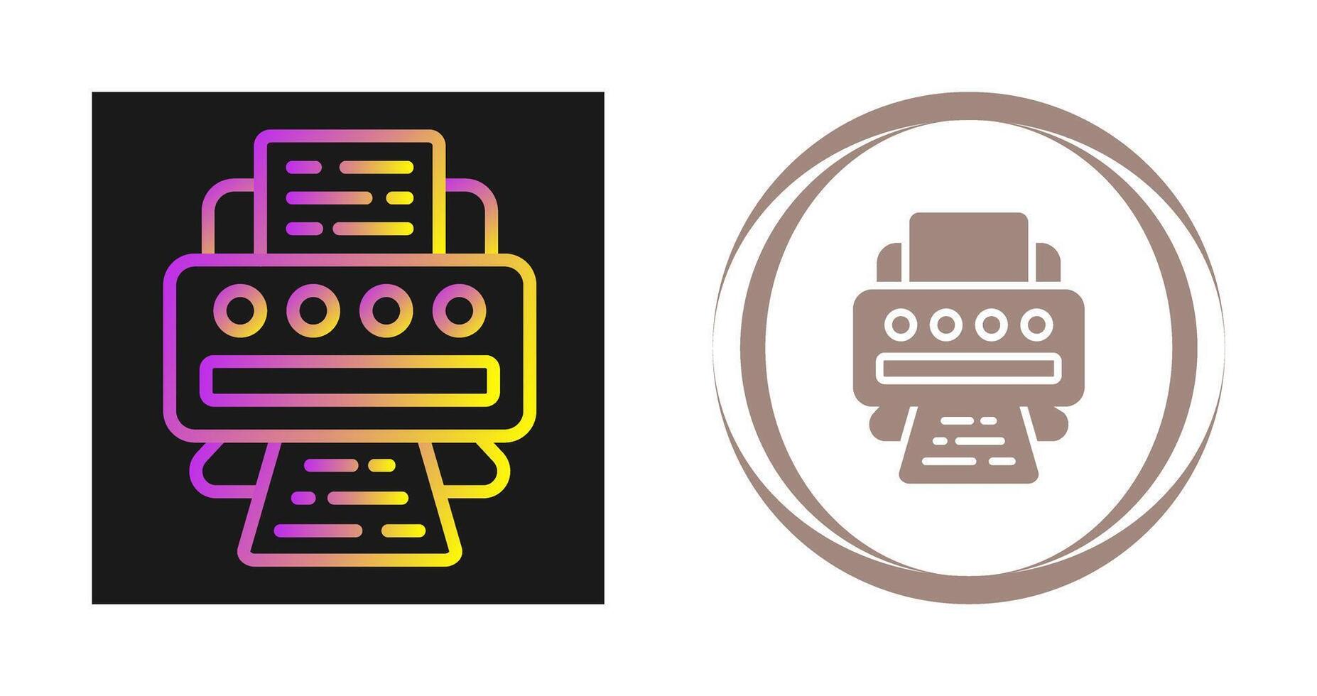 printer vector pictogram