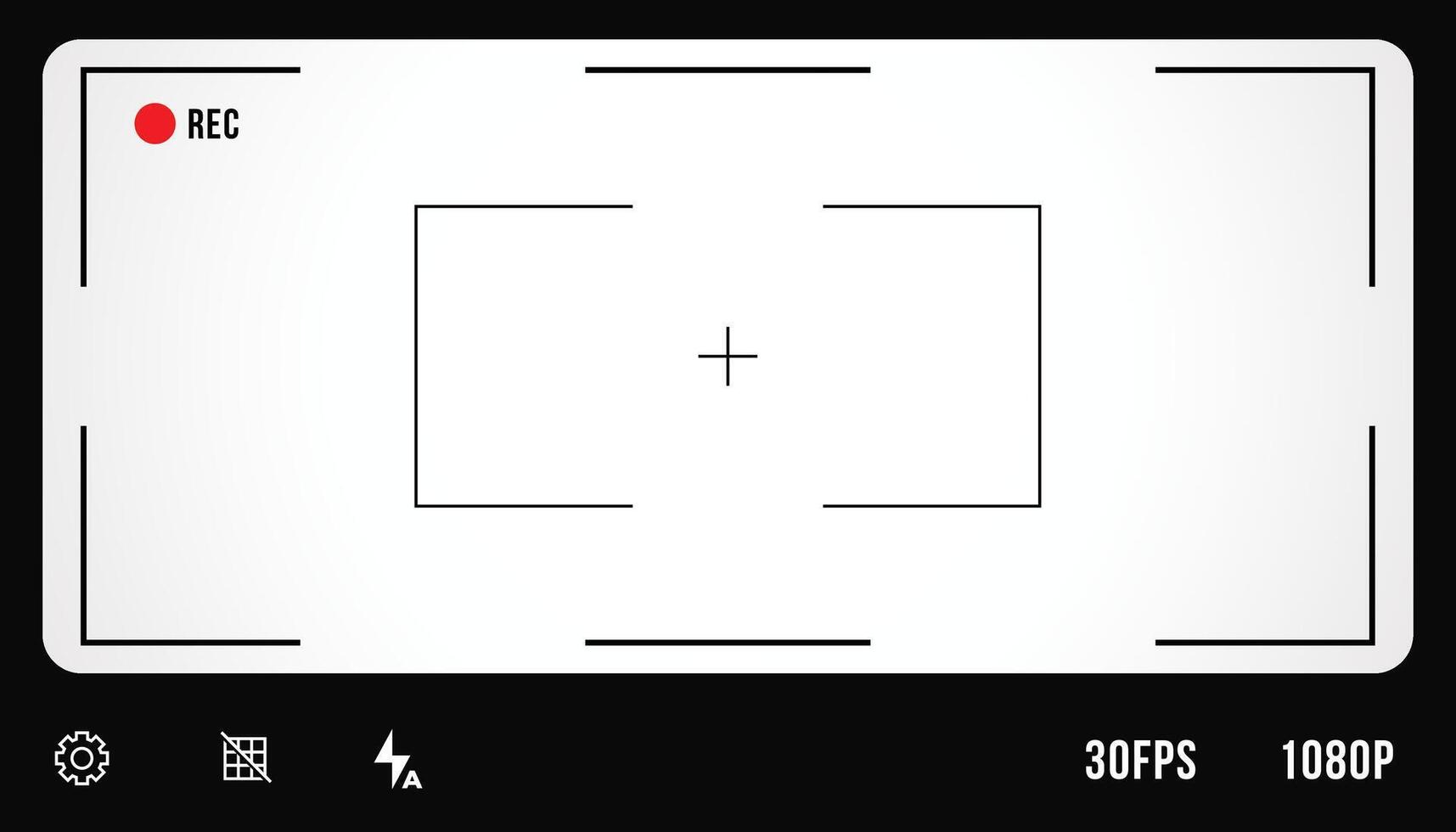 camera visie vinder Scherm kader vector