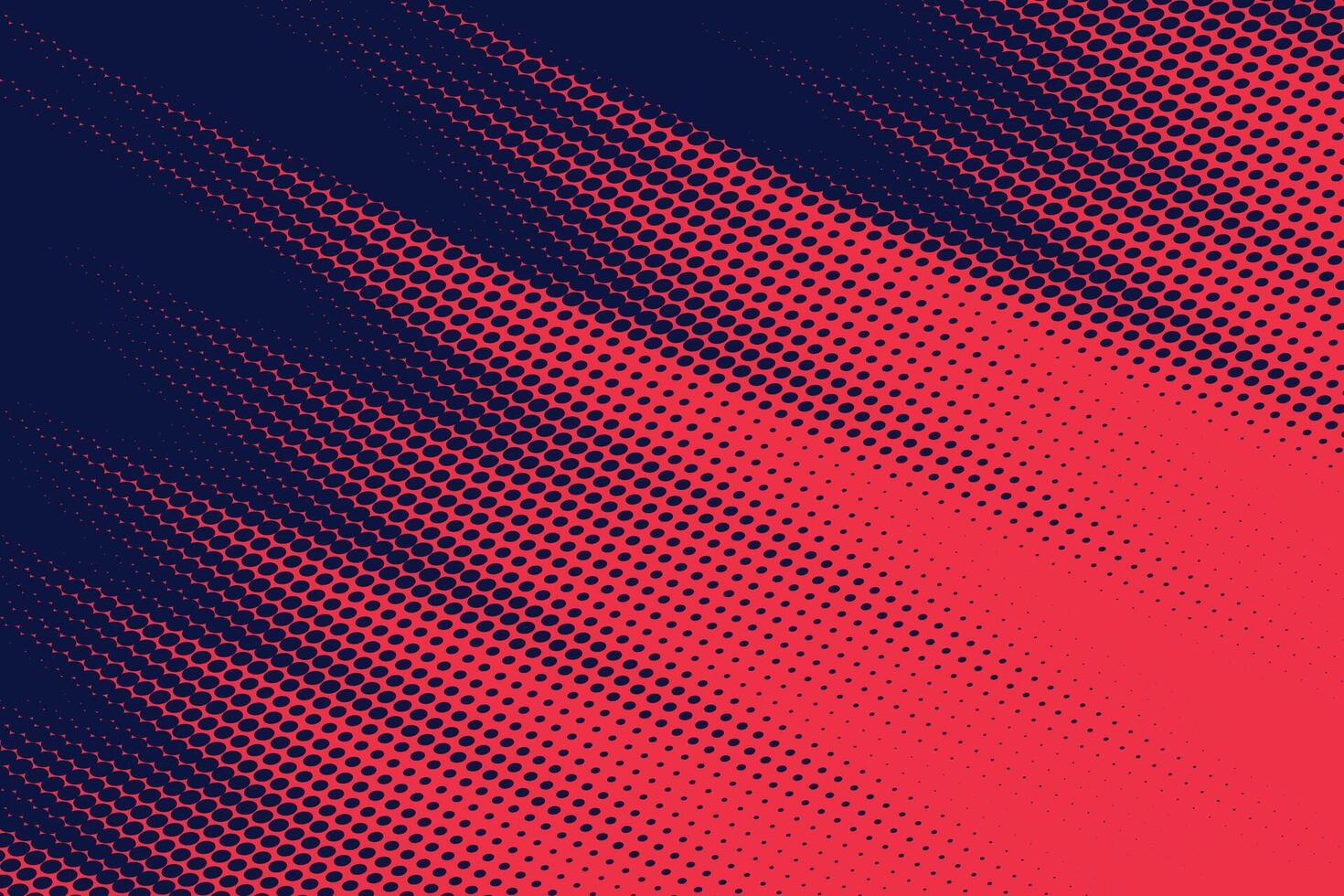 blauw en rood halftone structuur achtergrond in modern stijl vector