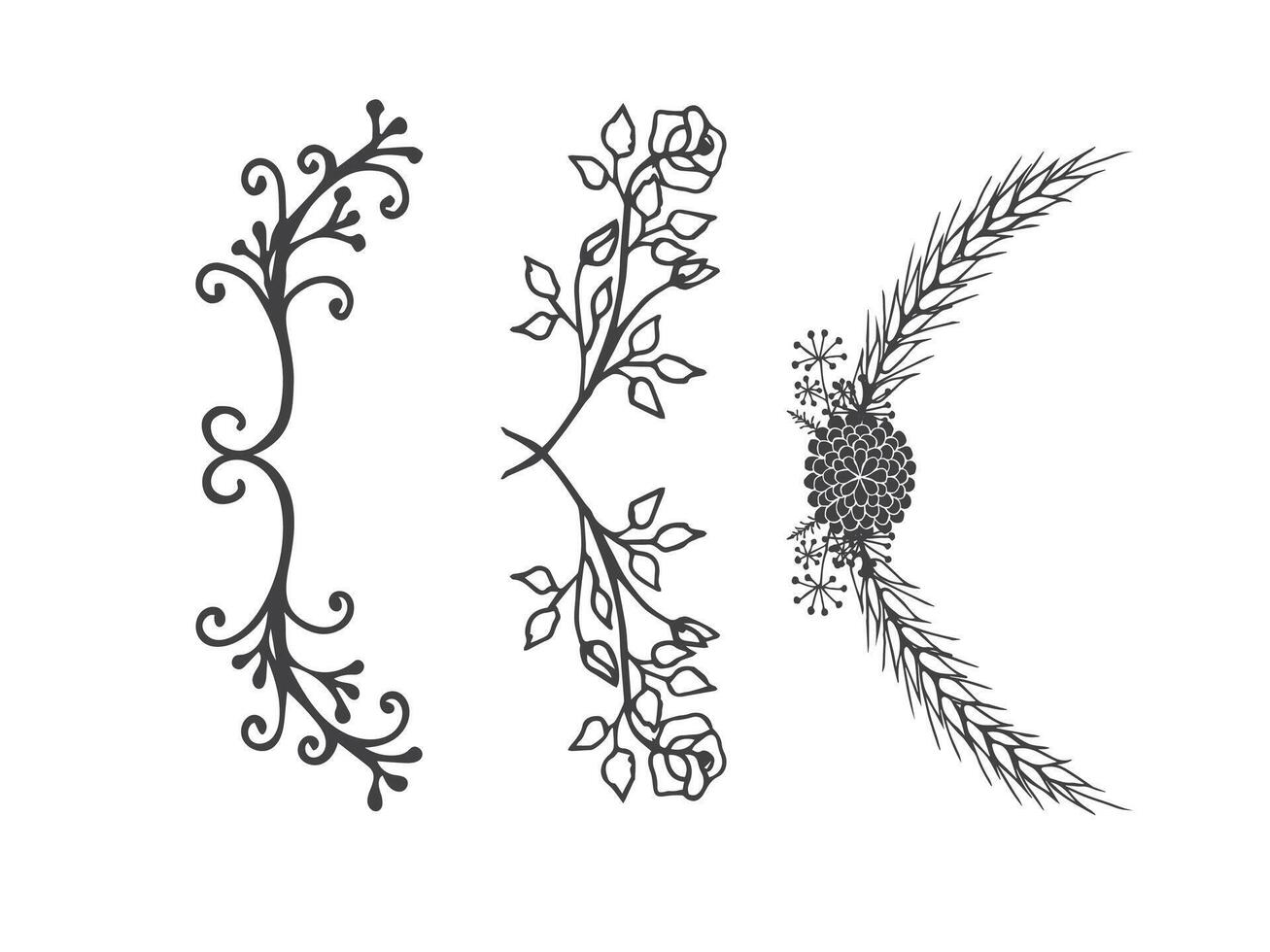 ornamenten lijn kunst vector patroon vector linten koraal vector pijl lijn kunst pijl ronde bloemen vector kunst