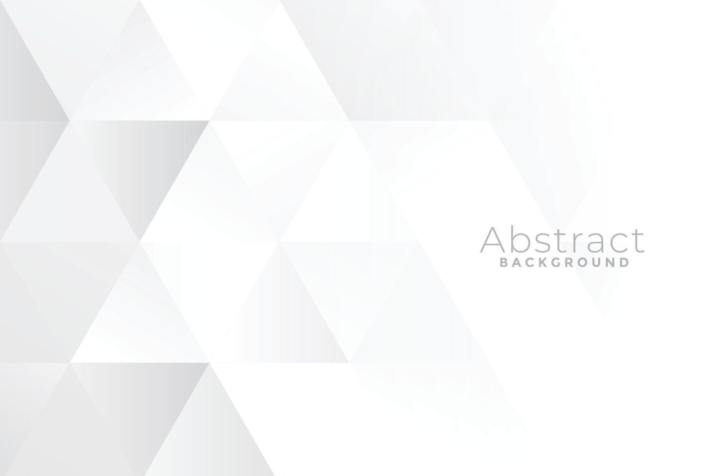 abstract wit driehoeken achtergrond ontwerp vector