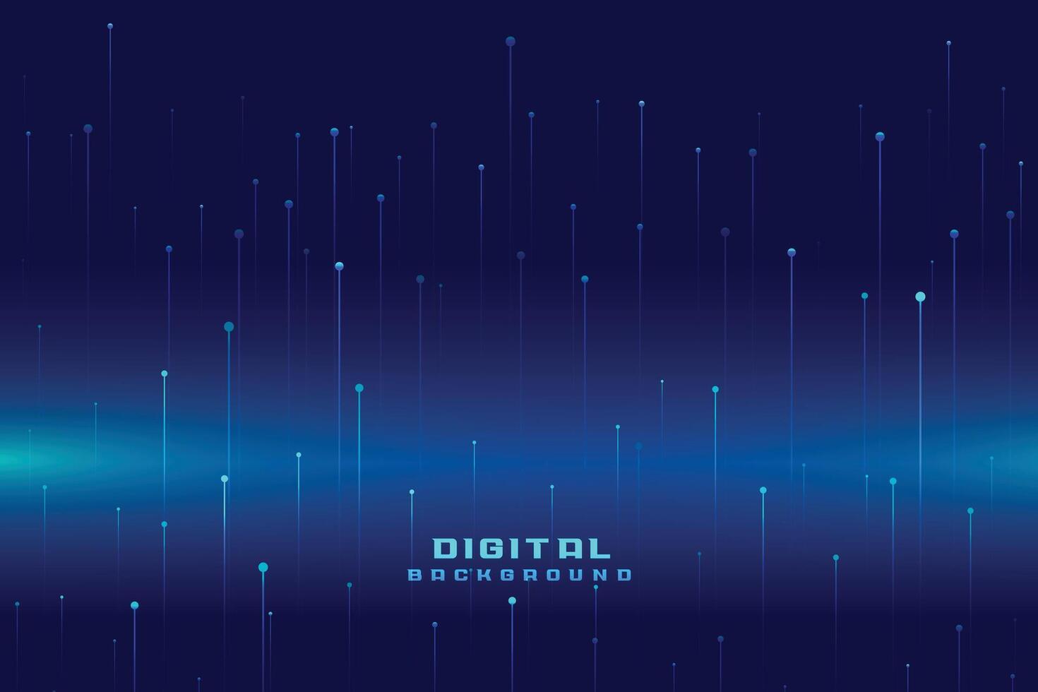 digitaal technologie blauw achtergrond ontwerp vector