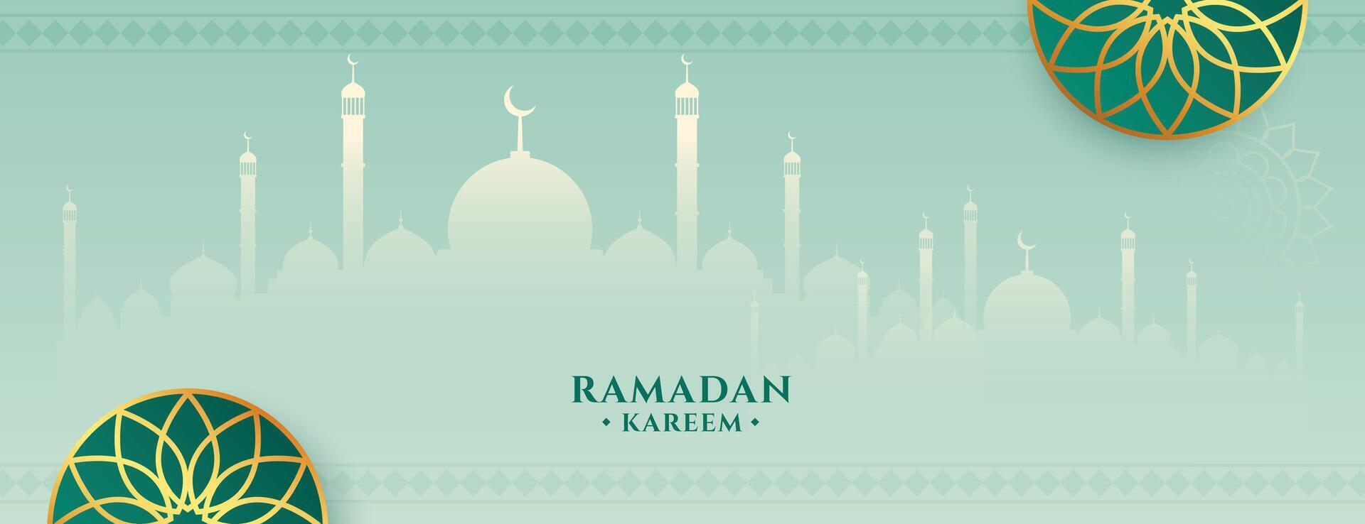 Islamitisch Ramadan kareem eid festival banier ontwerp vector