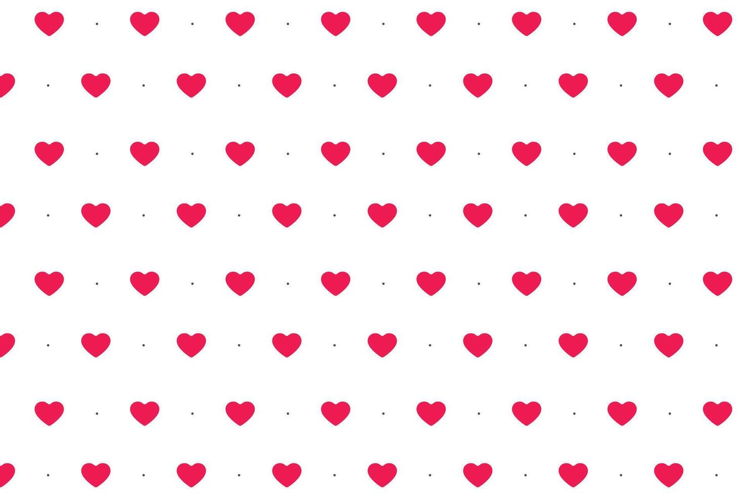 minimaal en schattig liefde romantisch hart patroon behang ontwerp vector