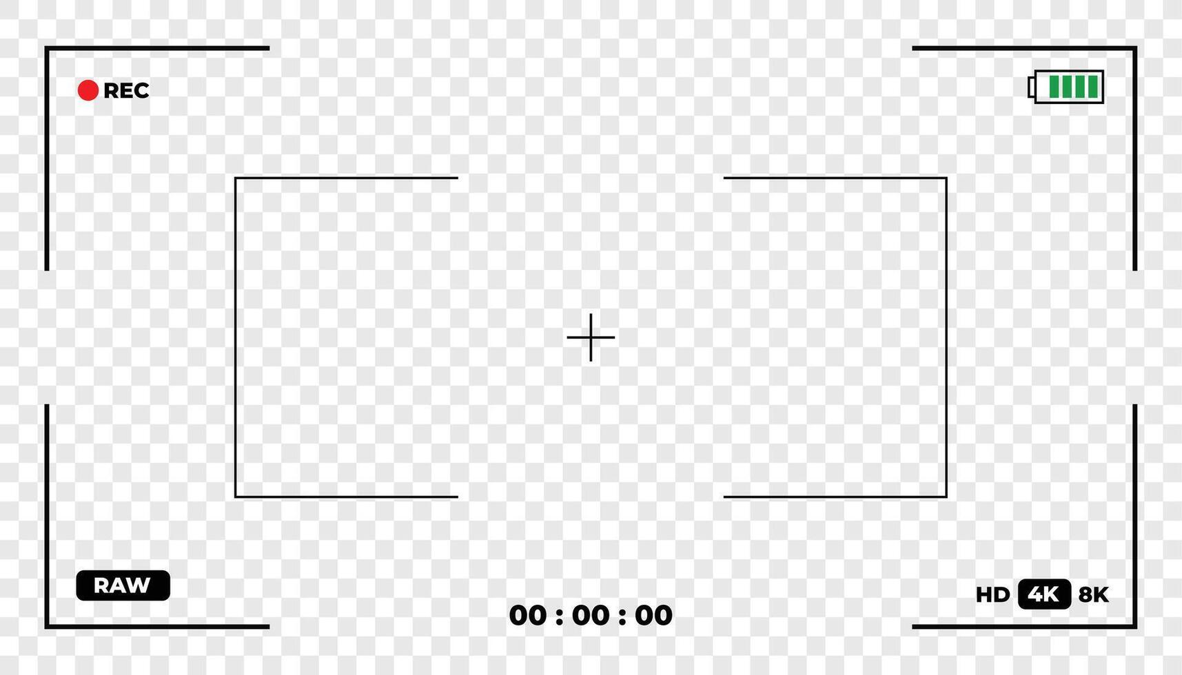 camera lens visie vinder Scherm achtergrond vector