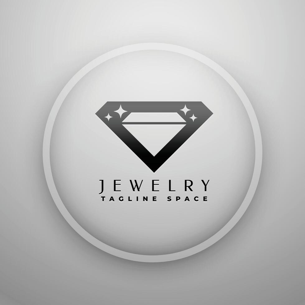 elegant sieraden diamant logo concept vector ontwerp