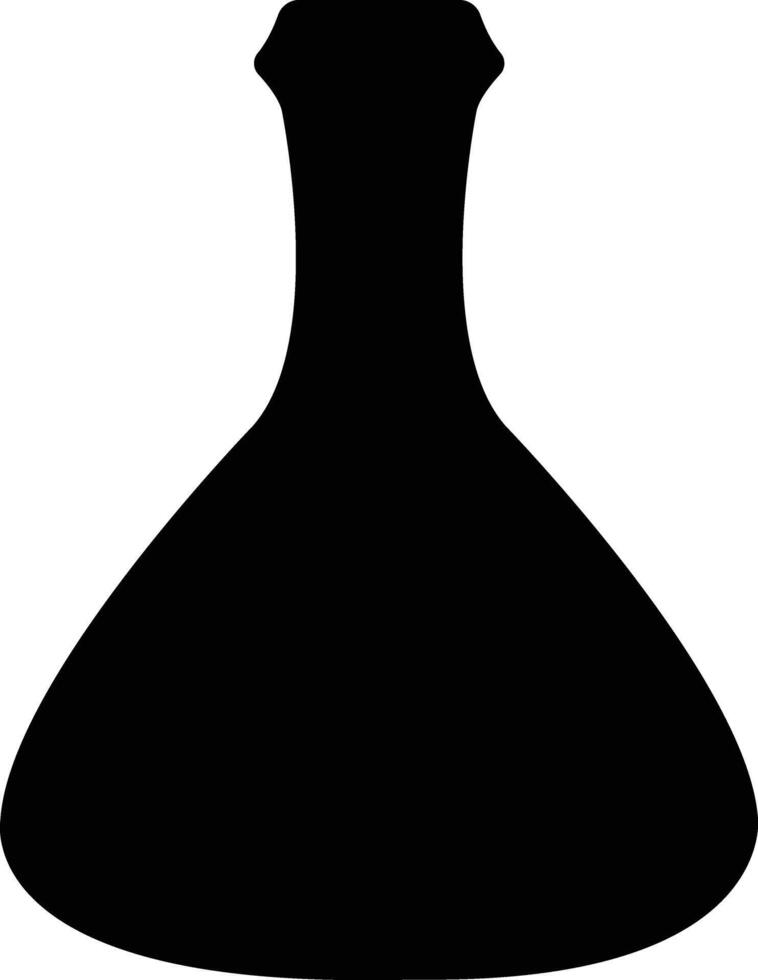 toverdrank icoon in vlak. geïsoleerd Aan magie toverdrank fles fles fantasie elixer glas bubbel fee drinken mysterieus, gloeiend en koken vloeistof, paddestoel. vector voor appjes, website