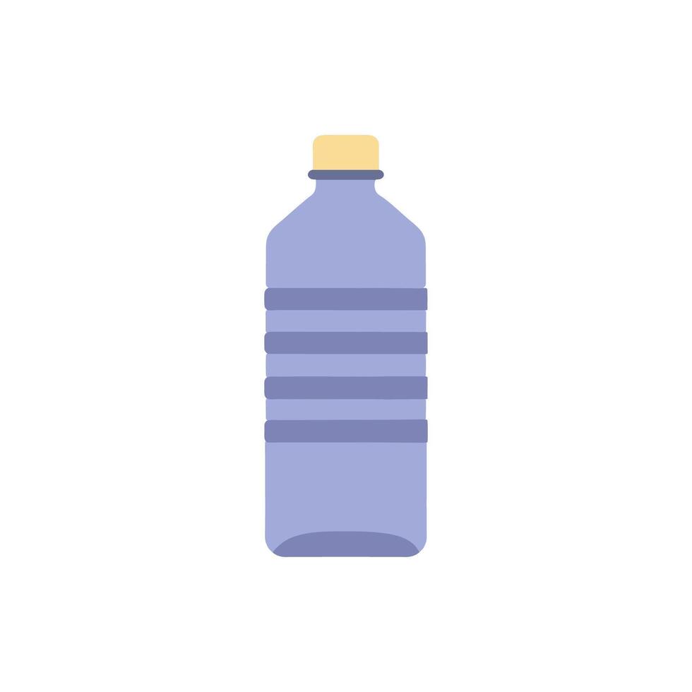 water fles Aan wit geïsoleerd achtergrond. vector illustratie