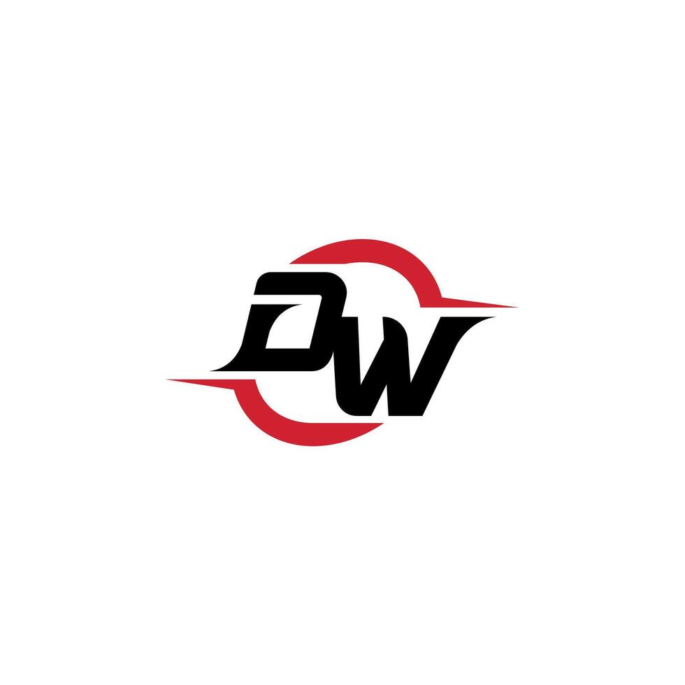 dw eerste esport of gaming team inspirerend concept ideeën vector