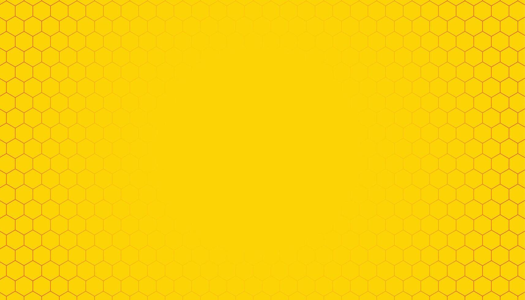 abstract meetkundig zeshoekig structuur geel achtergrond met leeg ruimte vector