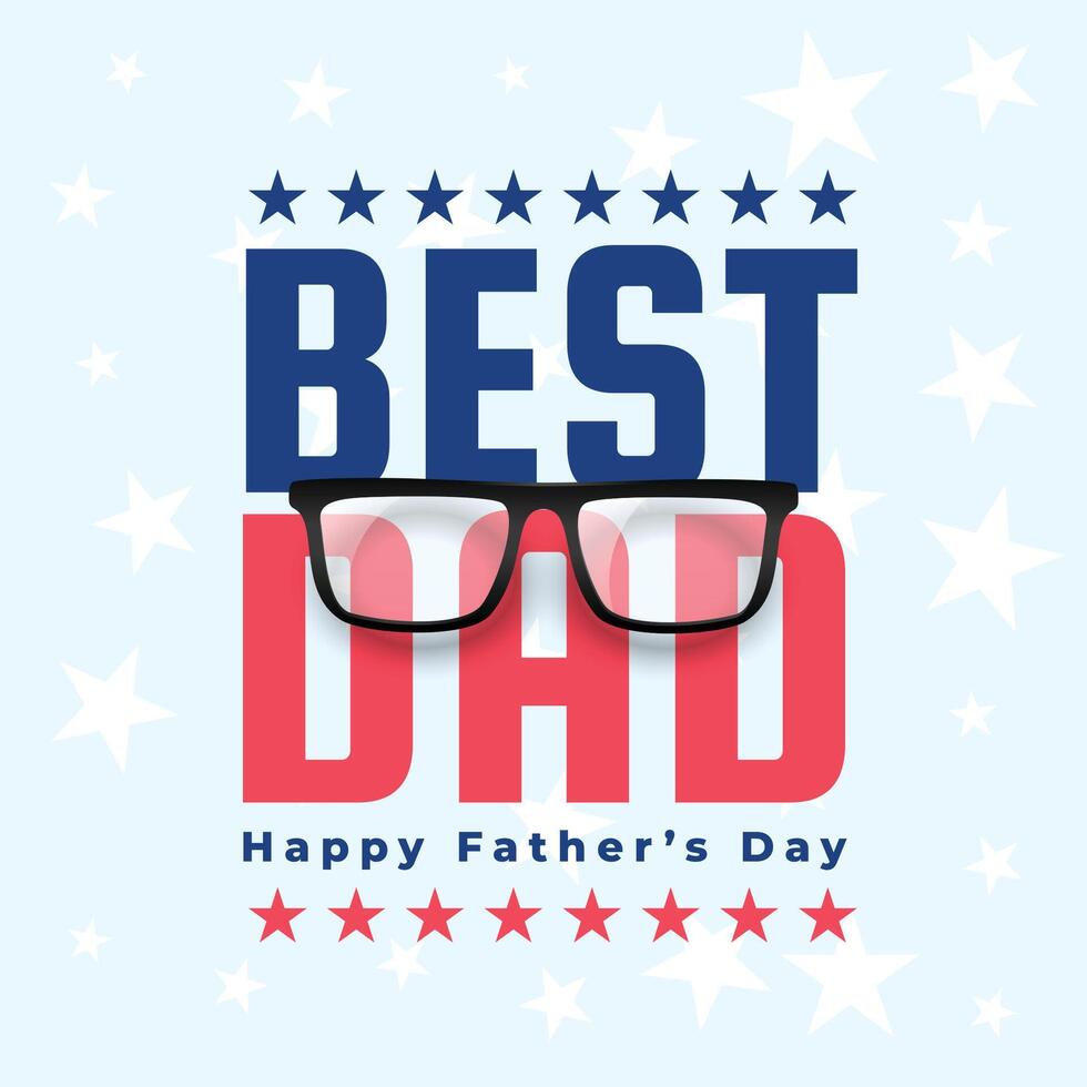 het beste vader gelukkig vader dag sociaal media poster ontwerp vector
