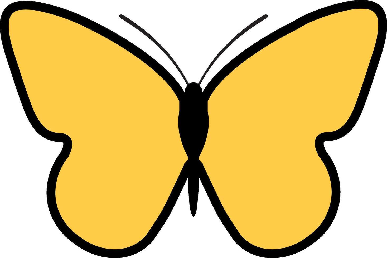 vliegend vlinder icoon. vlak illustratie van vliegend vlinder vector icoon geïsoleerd Aan wit achtergrond