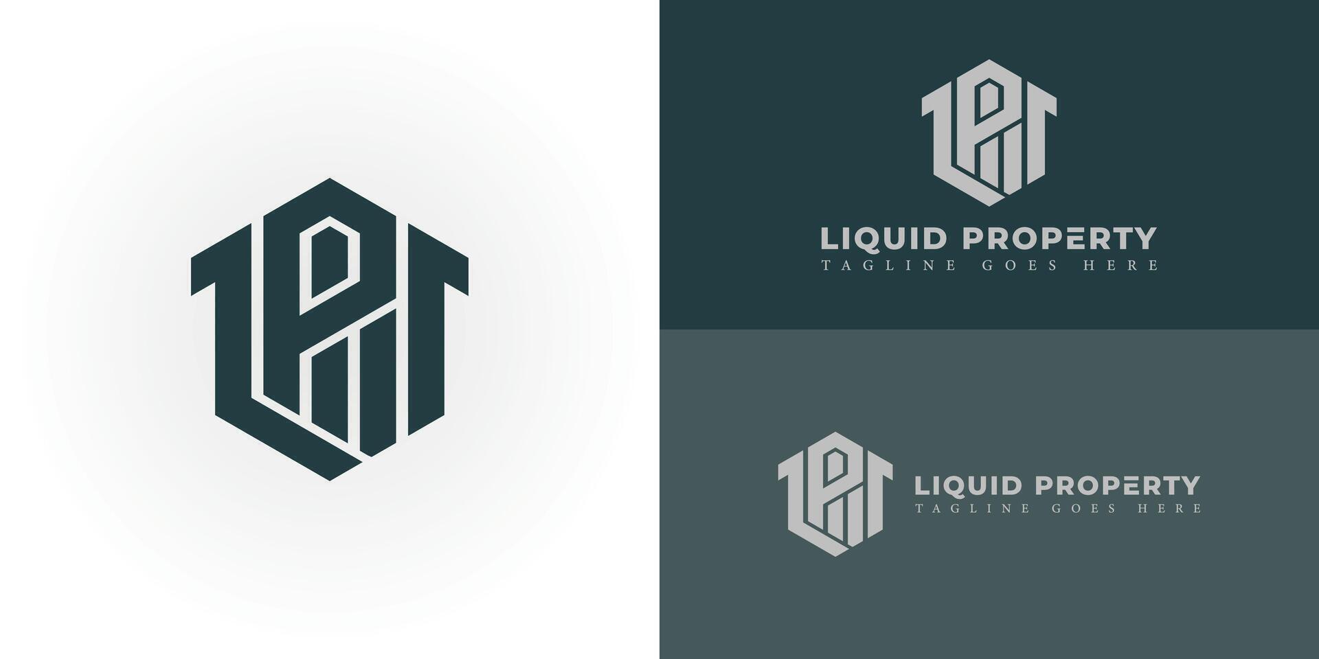 abstract eerste brief lp of pl logo in diep groen kleur geïsoleerd in wit en groen achtergronden toegepast voor bedrijf eigendom logo ook geschikt voor de merk of bedrijf hebben eerste naam pl of lp vector