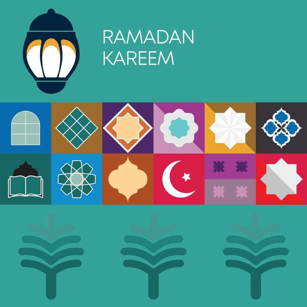 Ramadan kareem, islamitisch groet kaart sjabloon met Ramadan voor behang ontwerp, affiche, media spandoek. vector