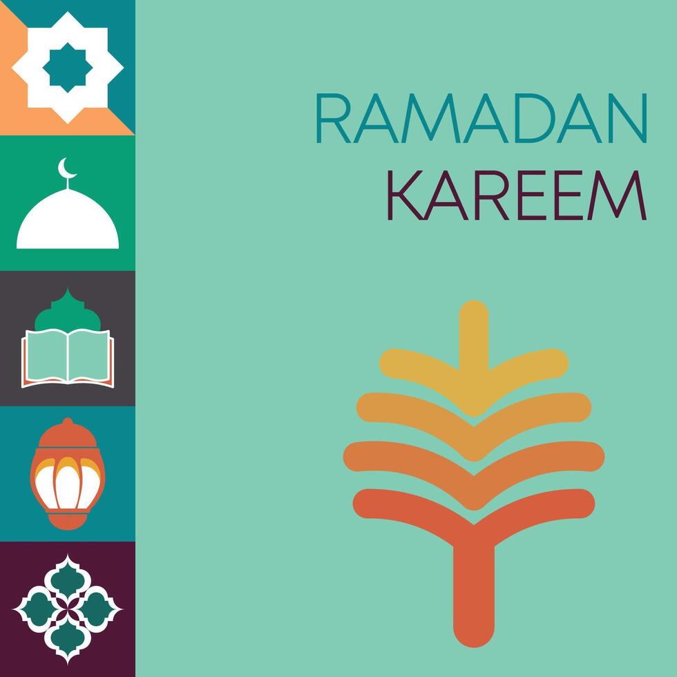 Ramadan kareem, islamitisch groet kaart sjabloon met Ramadan voor behang ontwerp, affiche, media spandoek. vector