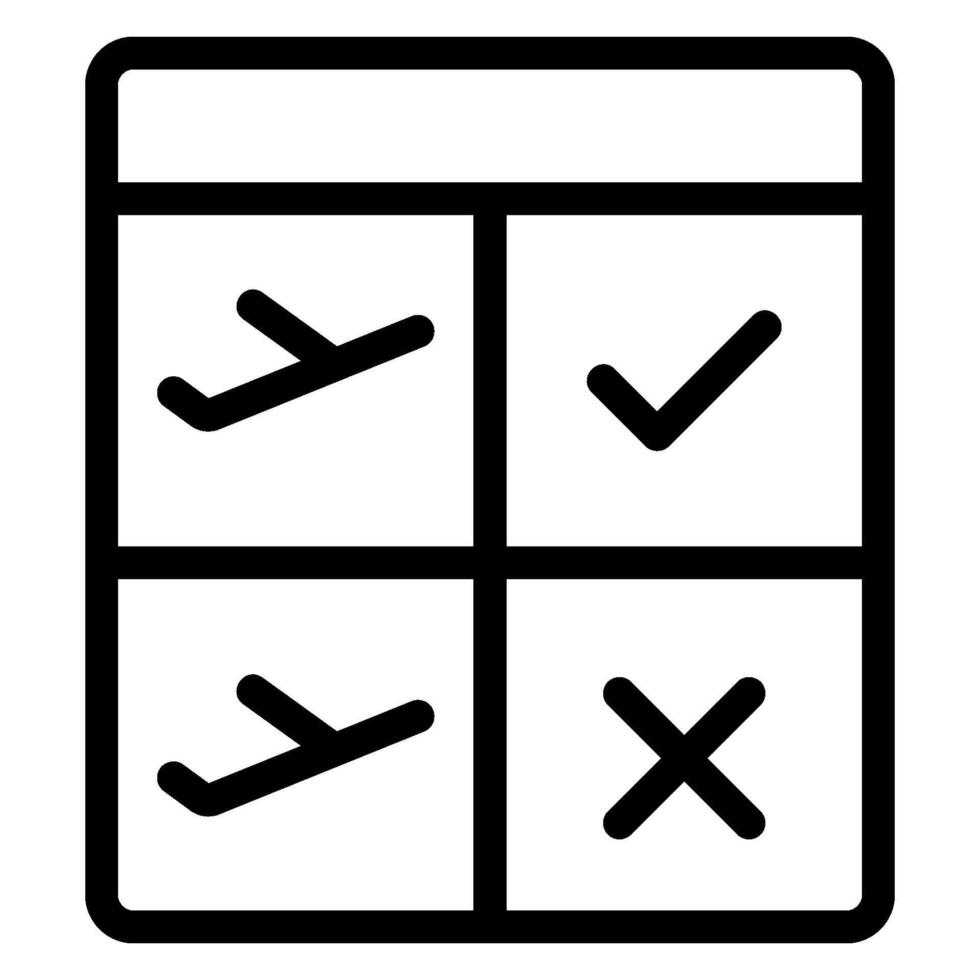 pictogram vluchtinformatielijn vector