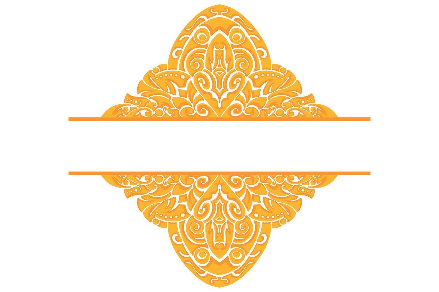gouden ornament kader grens vector ontwerp voor decoratie element