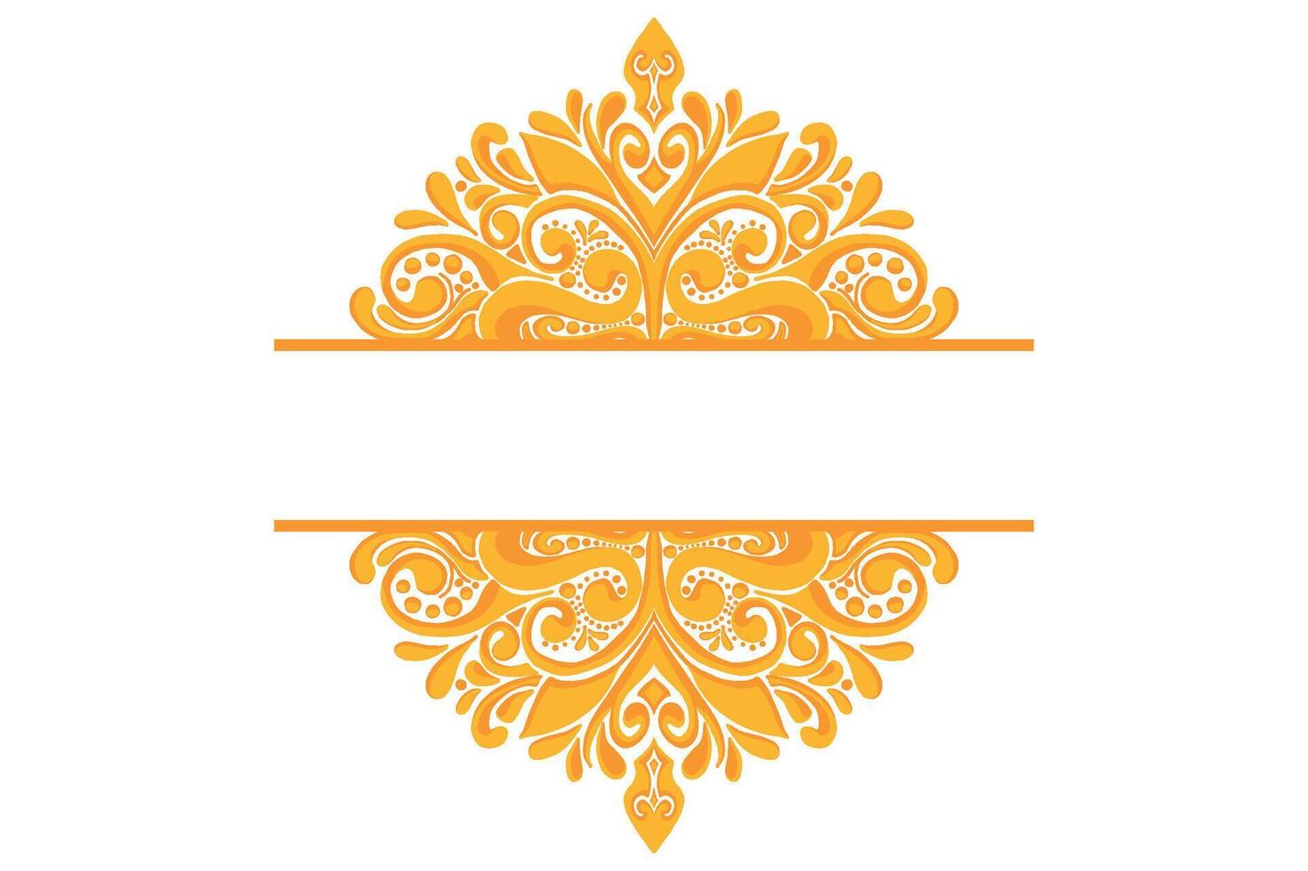 gouden ornament kader grens vector ontwerp voor decoratie element