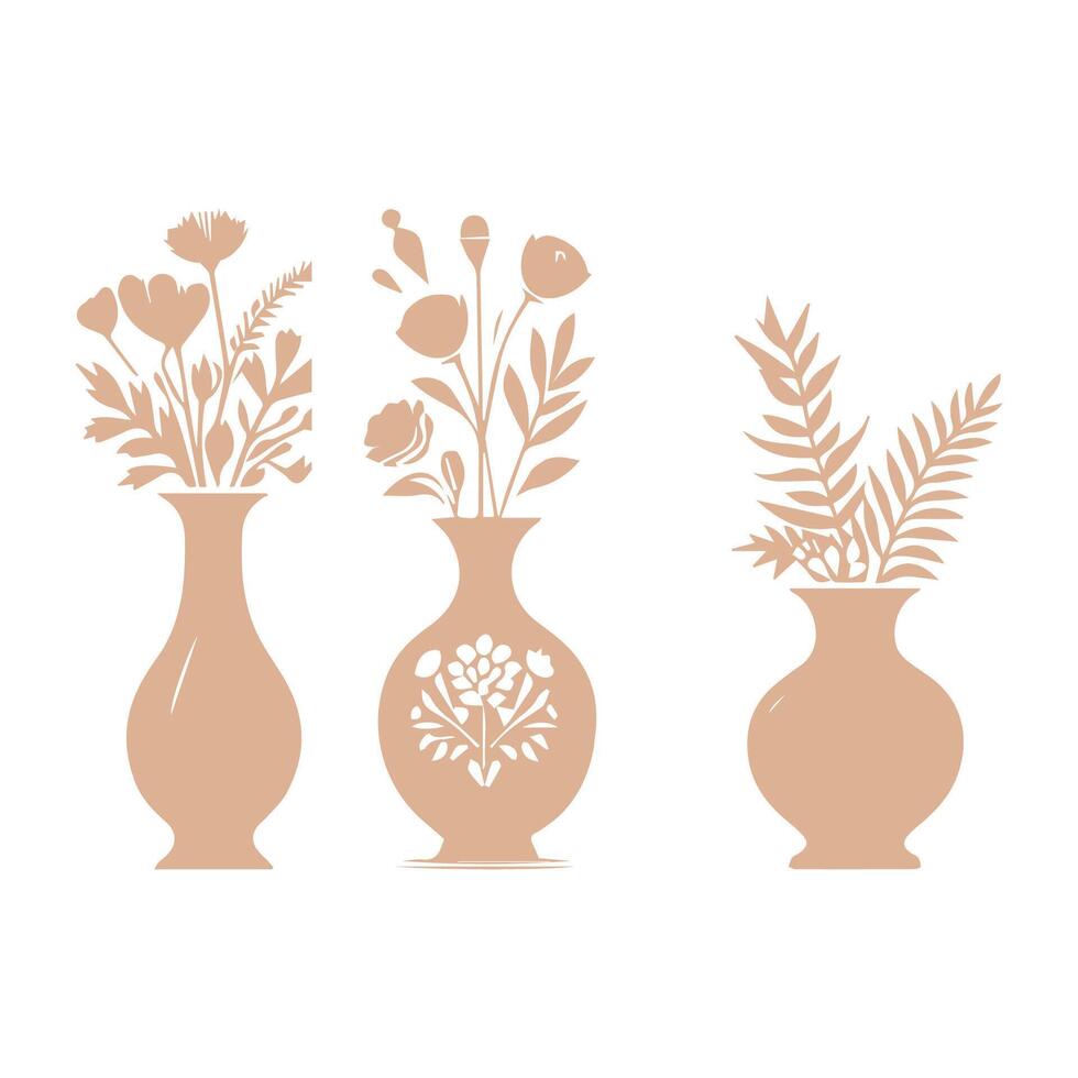 wild bloemen vector . kruidachtig bloeiend planten, bloeiend bloemen, substruiken geïsoleerd Aan wit achtergrond. hand- getrokken.