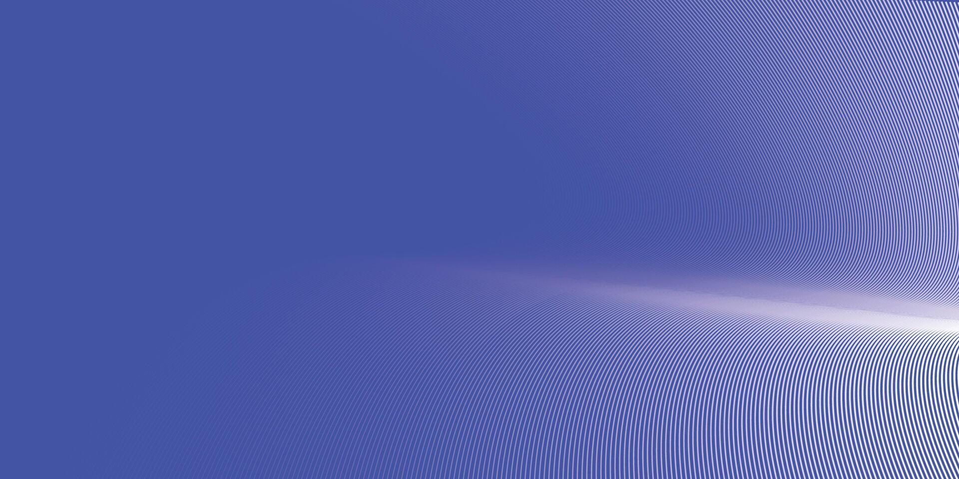 abstract blauw golvend met wazig licht gebogen lijnen achtergrond vector