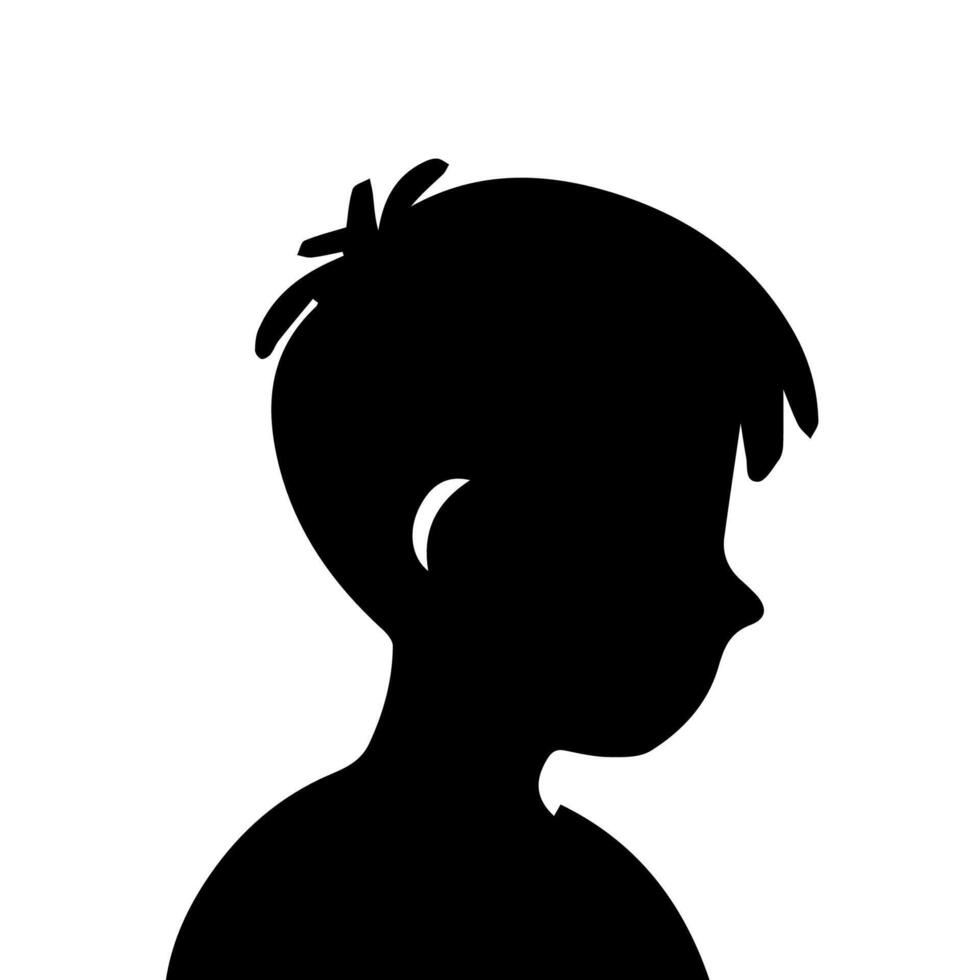 silhouet van heel verdrietig Mens alleen Aan wit achtergrond, depressief jong Mens vector