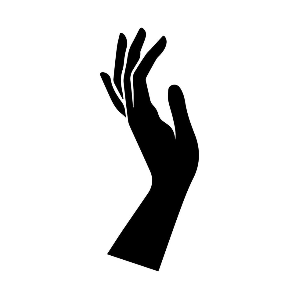 hand- icoon Aan wit achtergrond. vector illustratie.