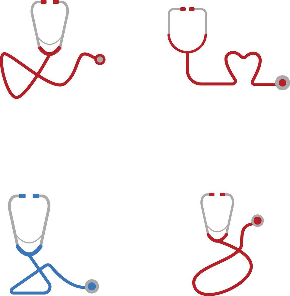 stethoscoop medisch icoon. naar onderzoeken de patiënten lichaam. geïsoleerd Aan wit achtergrond. vector