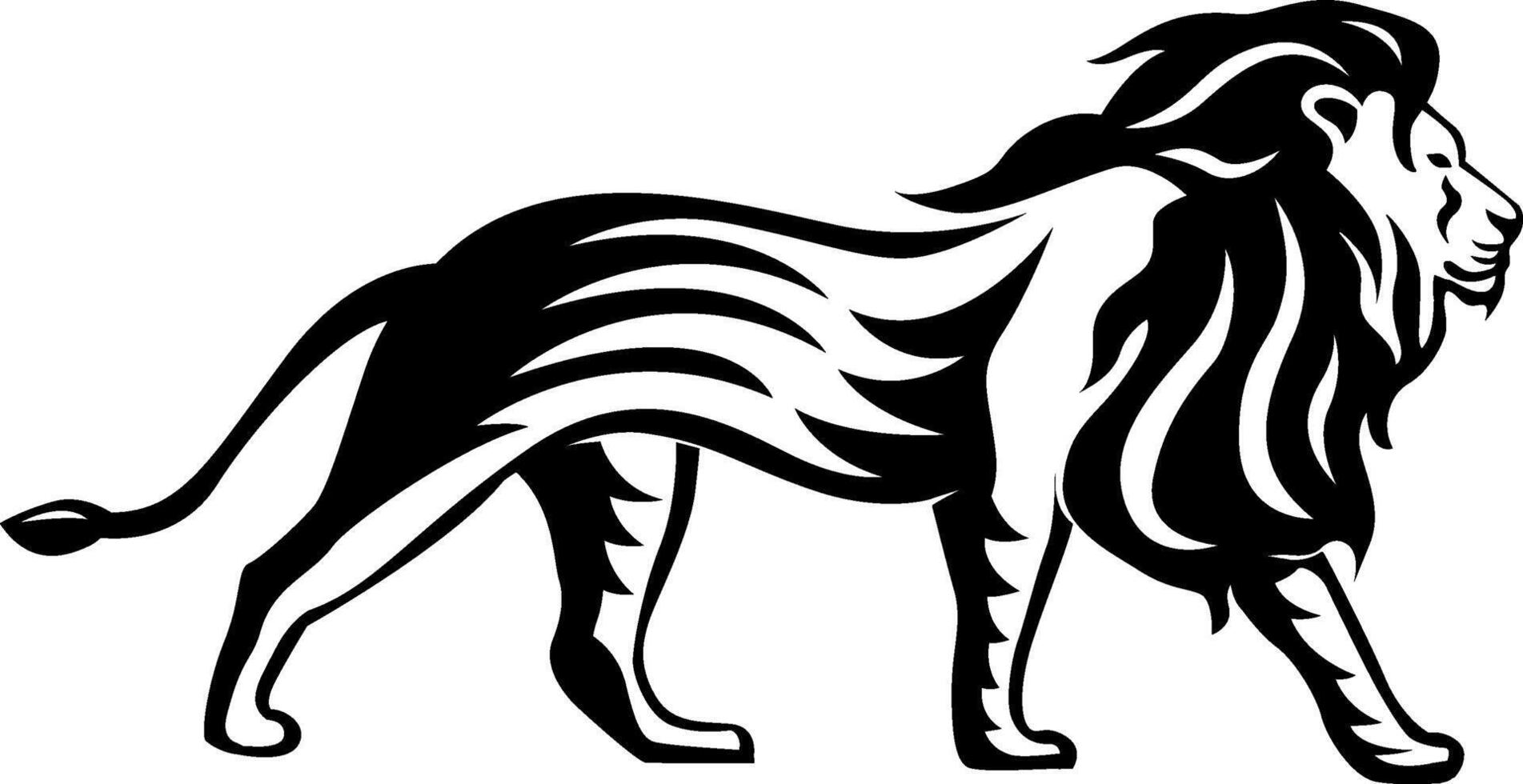 leeuw logo, Koninklijk koning dier, vector illustratie icoon