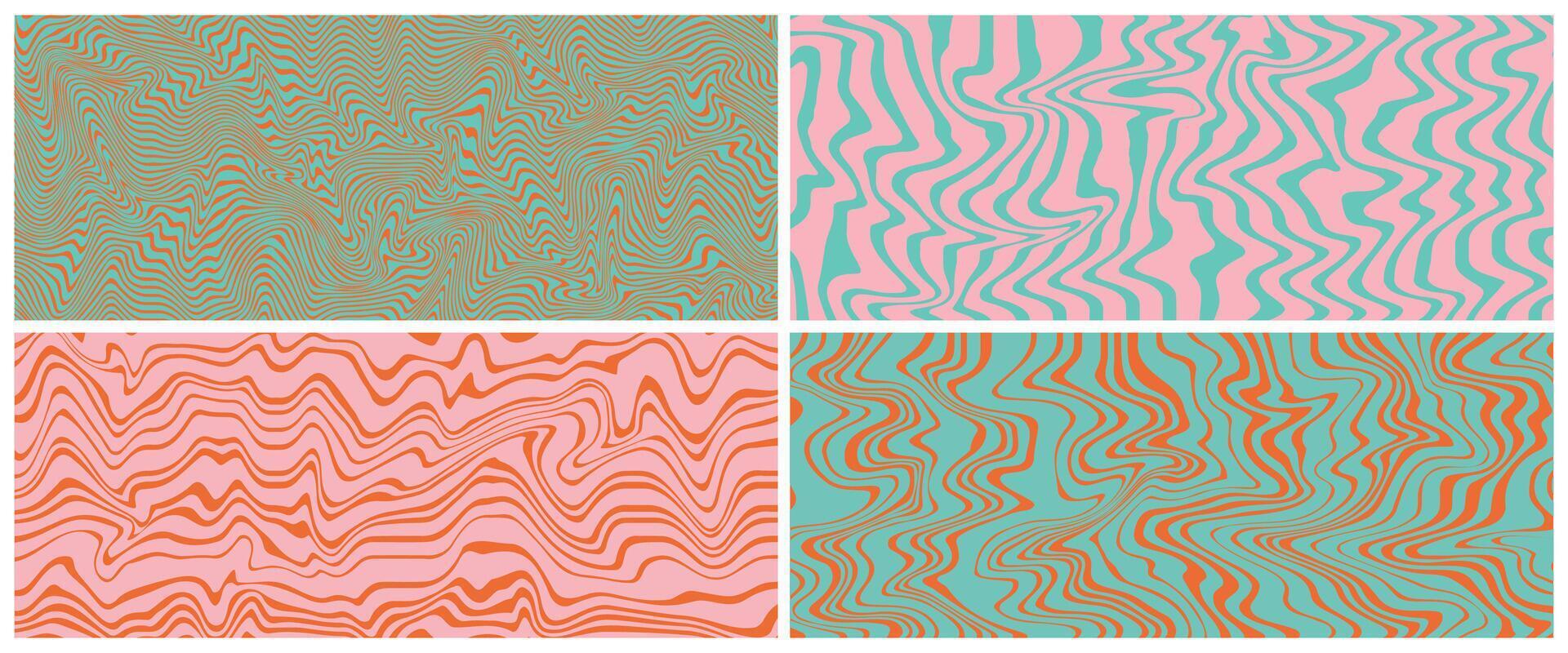 y2k kolken achtergrond. retro groovy abstract psychedelisch ontwerp. vloeibaar funky textuur. modern hippie afdrukken. vector