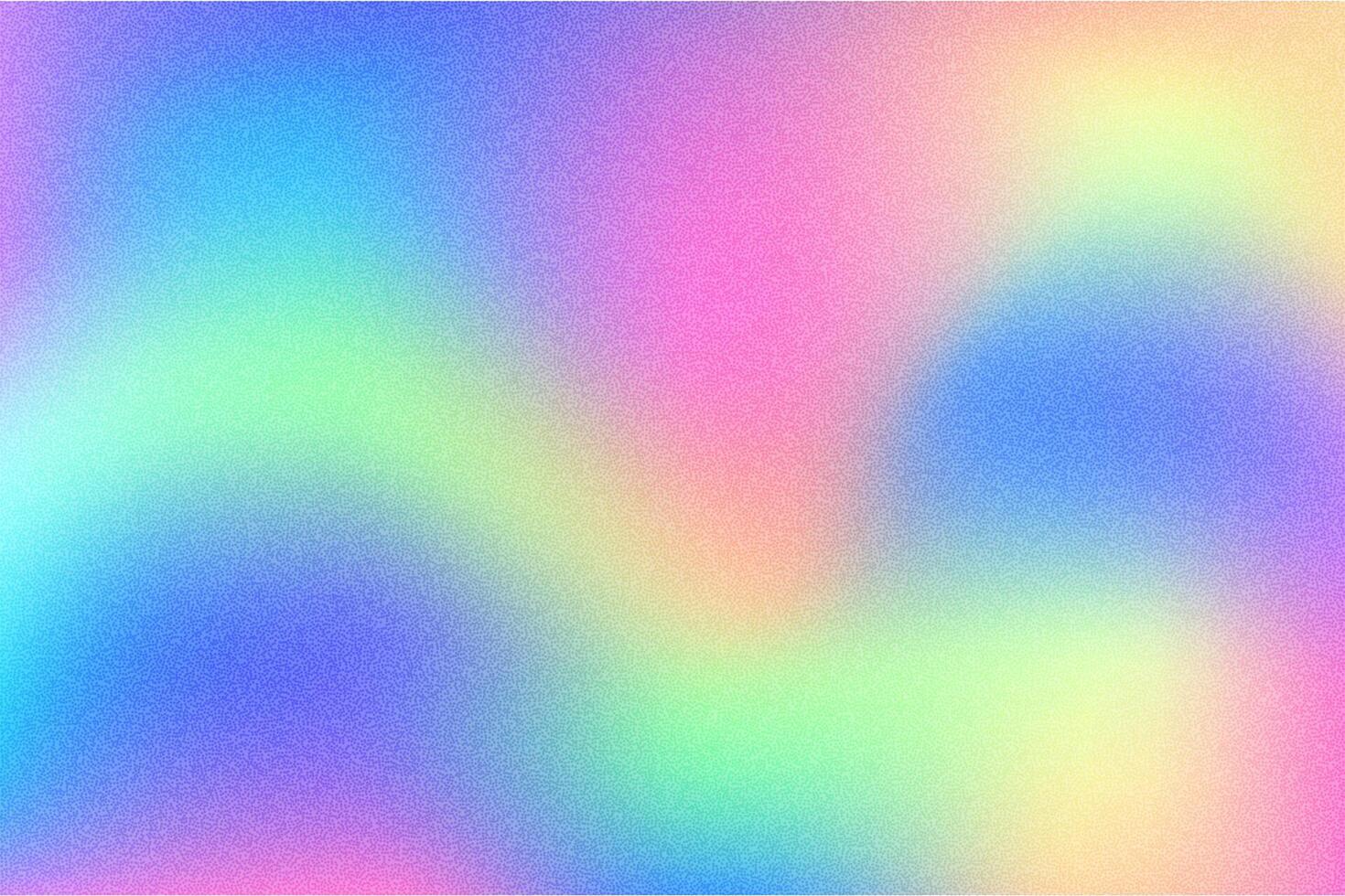 eenhoorn regenboog korrelig achtergrond met magie holografische textuur. vloeistof fantasie helling behang met roze en turkoois iriserend spatten. vector neon abstract afdrukken.