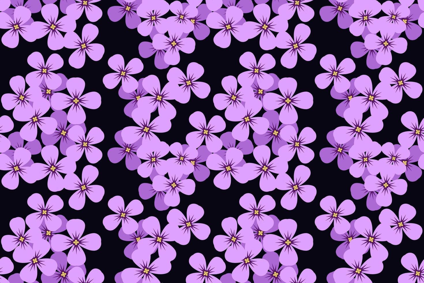 aubrieta bloemen naadloos patroon. ontwerp voor achtergrond of behang vector