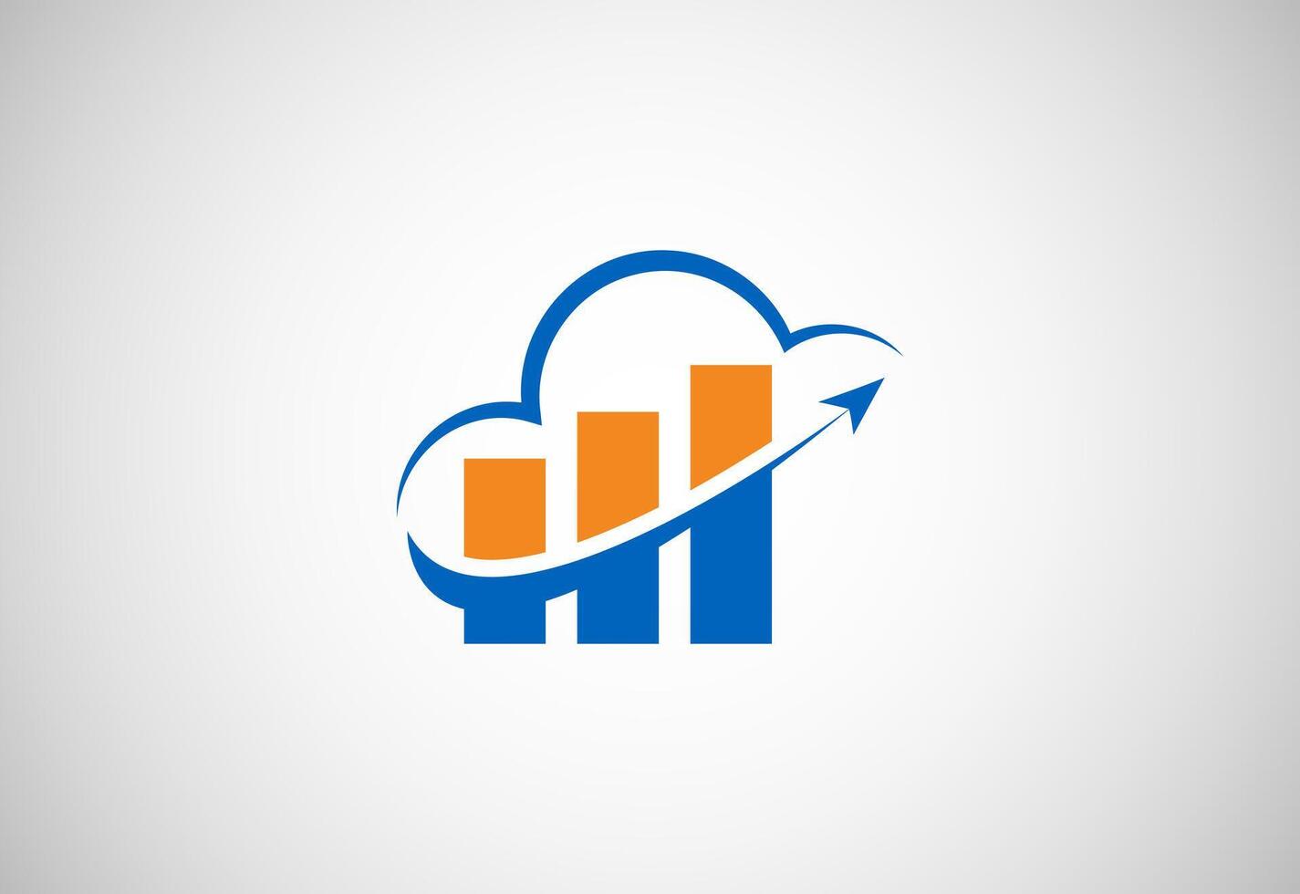 bedrijf financiën accounting logo teken symbool vector illustratie