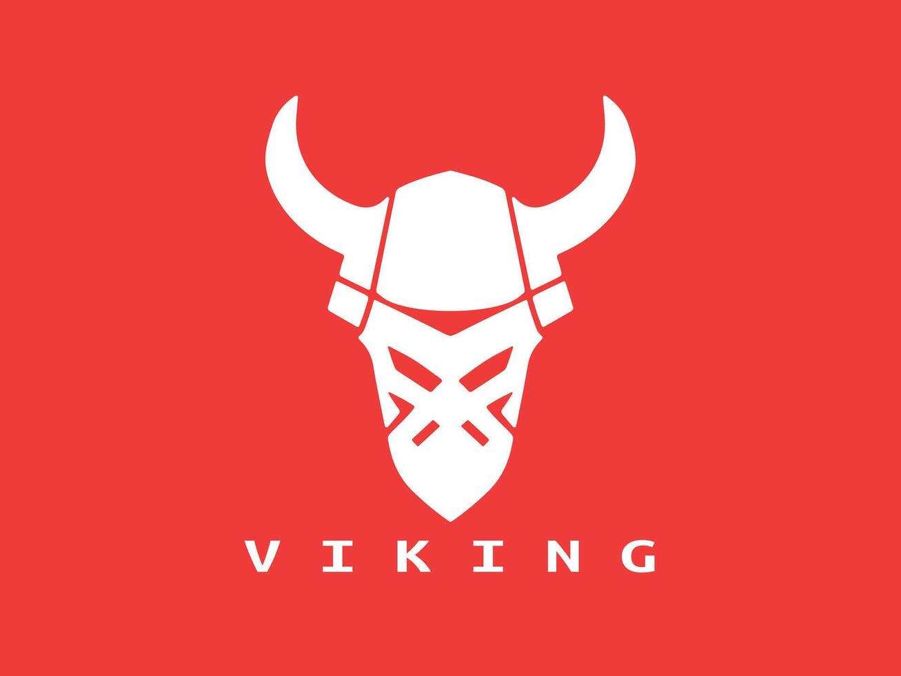 viking logo ontwerp icoon symbool vector illustratie. menselijk viking logo ontwerp sjabloon.