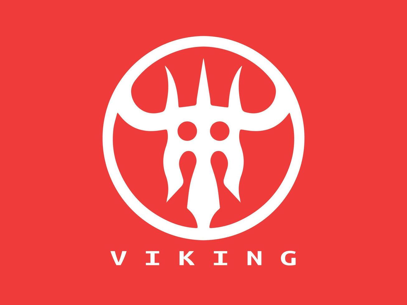 viking logo ontwerp icoon symbool vector illustratie.