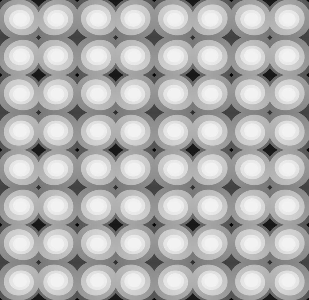 naadloos structuur in de het formulier van een origineel monochroom abstract patroon Aan een grijs achtergrond vector